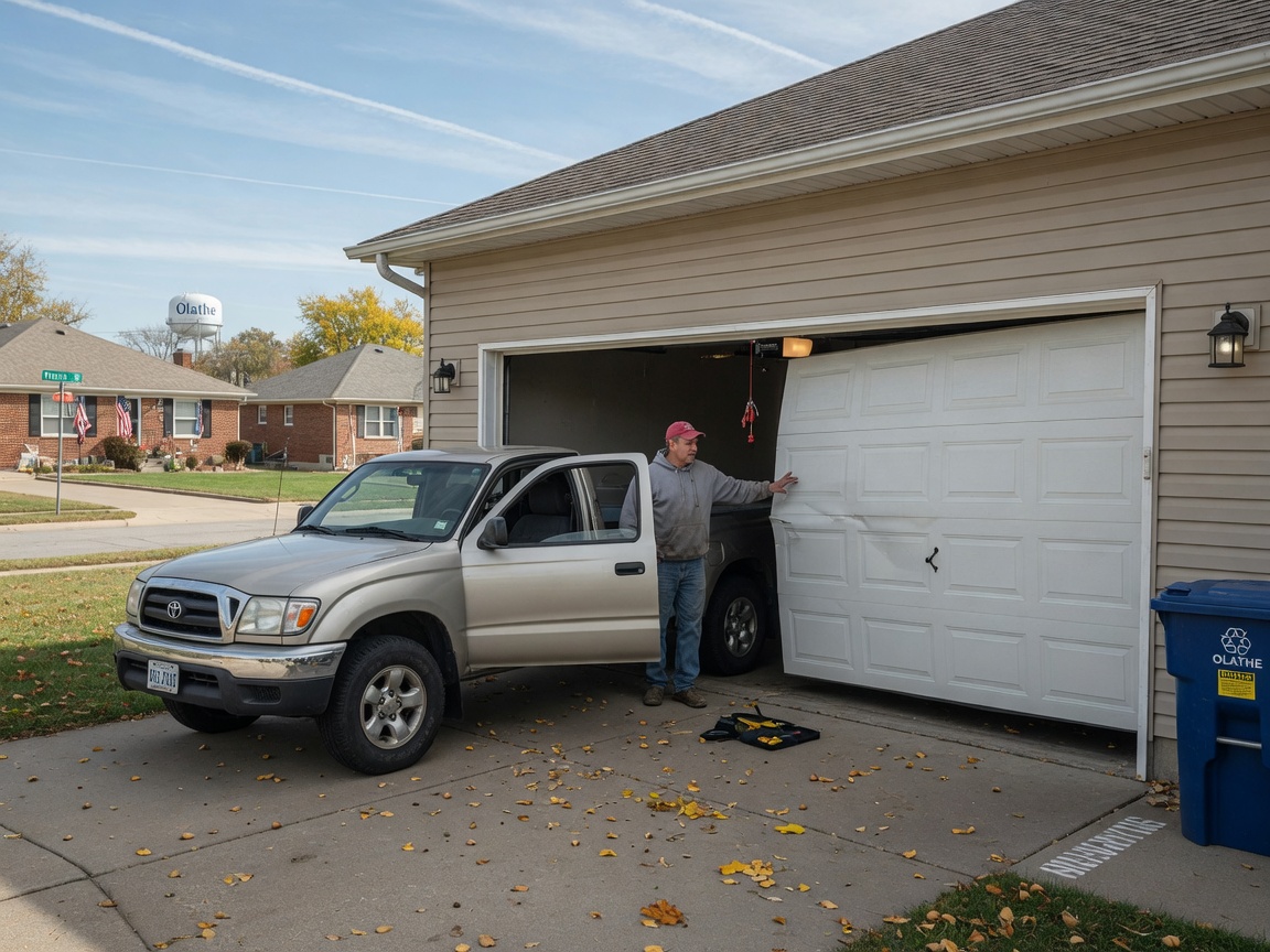 Garage Door Won’t Open in Olathe, KS? What to Do